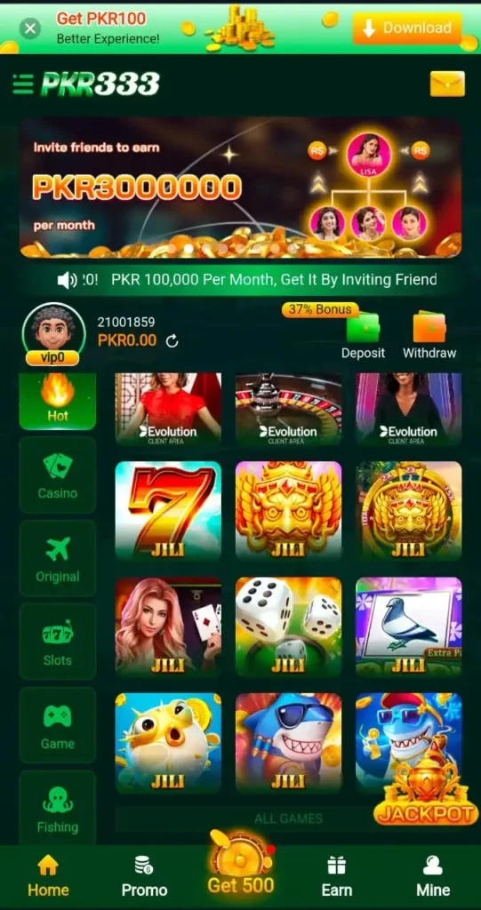 PKR333 Slot Game